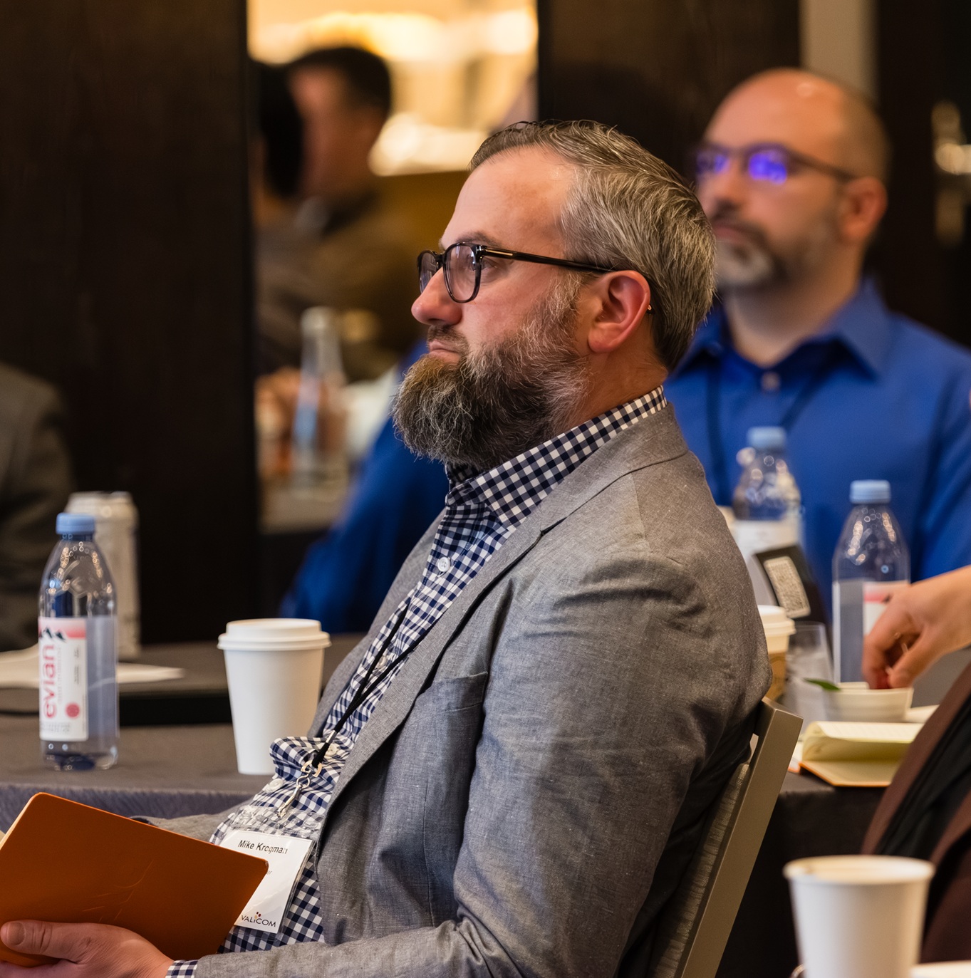 Valicom leadership at an industry event